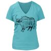 Women's Premium Deep V-Neck T-Shirt Thumbnail