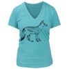 Women's Premium Deep V-Neck T-Shirt Thumbnail