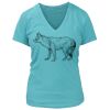 Women's Premium Deep V-Neck T-Shirt Thumbnail