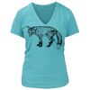 Women's Premium Deep V-Neck T-Shirt Thumbnail