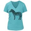 Women's Premium Deep V-Neck T-Shirt Thumbnail