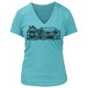 Women's Premium Deep V-Neck T-Shirt Thumbnail