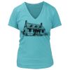 Women's Premium Deep V-Neck T-Shirt Thumbnail