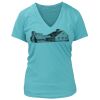 Women's Premium Deep V-Neck T-Shirt Thumbnail
