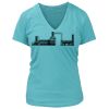 Women's Premium Deep V-Neck T-Shirt Thumbnail