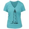 Women's Premium Deep V-Neck T-Shirt Thumbnail