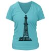 Women's Premium Deep V-Neck T-Shirt Thumbnail