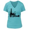 Women's Premium Deep V-Neck T-Shirt Thumbnail