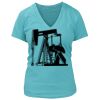 Women's Premium Deep V-Neck T-Shirt Thumbnail