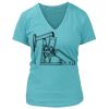 Women's Premium Deep V-Neck T-Shirt Thumbnail