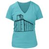 Women's Premium Deep V-Neck T-Shirt Thumbnail