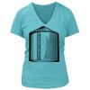 Women's Premium Deep V-Neck T-Shirt Thumbnail