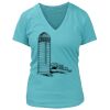 Women's Premium Deep V-Neck T-Shirt Thumbnail