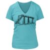Women's Premium Deep V-Neck T-Shirt Thumbnail