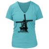 Women's Premium Deep V-Neck T-Shirt Thumbnail