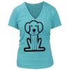 Women's Premium Deep V-Neck T-Shirt Thumbnail