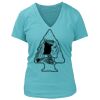 Women's Premium Deep V-Neck T-Shirt Thumbnail