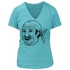 Women's Premium Deep V-Neck T-Shirt Thumbnail