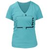 Women's Premium Deep V-Neck T-Shirt Thumbnail