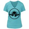 Women's Premium Deep V-Neck T-Shirt Thumbnail