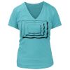 Women's Premium Deep V-Neck T-Shirt Thumbnail