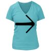 Women's Premium Deep V-Neck T-Shirt Thumbnail