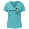Women's Premium Deep V-Neck T-Shirt Thumbnail