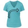 Women's Premium Deep V-Neck T-Shirt Thumbnail