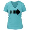 Women's Premium Deep V-Neck T-Shirt Thumbnail