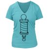 Women's Premium Deep V-Neck T-Shirt Thumbnail