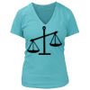 Women's Premium Deep V-Neck T-Shirt Thumbnail