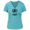 Women's Premium Deep V-Neck T-Shirt Thumbnail