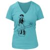 Women's Premium Deep V-Neck T-Shirt Thumbnail