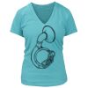 Women's Premium Deep V-Neck T-Shirt Thumbnail
