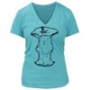 Women's Premium Deep V-Neck T-Shirt Thumbnail