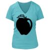 Women's Premium Deep V-Neck T-Shirt Thumbnail