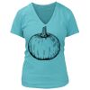 Women's Premium Deep V-Neck T-Shirt Thumbnail