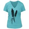 Women's Premium Deep V-Neck T-Shirt Thumbnail