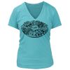 Women's Premium Deep V-Neck T-Shirt Thumbnail