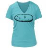 Women's Premium Deep V-Neck T-Shirt Thumbnail