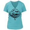 Women's Premium Deep V-Neck T-Shirt Thumbnail