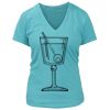 Women's Premium Deep V-Neck T-Shirt Thumbnail