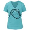 Women's Premium Deep V-Neck T-Shirt Thumbnail