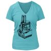 Women's Premium Deep V-Neck T-Shirt Thumbnail