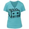 Women's Premium Deep V-Neck T-Shirt Thumbnail
