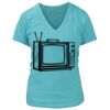 Women's Premium Deep V-Neck T-Shirt Thumbnail