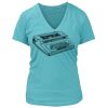 Women's Premium Deep V-Neck T-Shirt Thumbnail