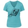 Women's Premium Deep V-Neck T-Shirt Thumbnail