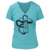 Women's Premium Deep V-Neck T-Shirt Thumbnail