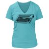 Women's Premium Deep V-Neck T-Shirt Thumbnail